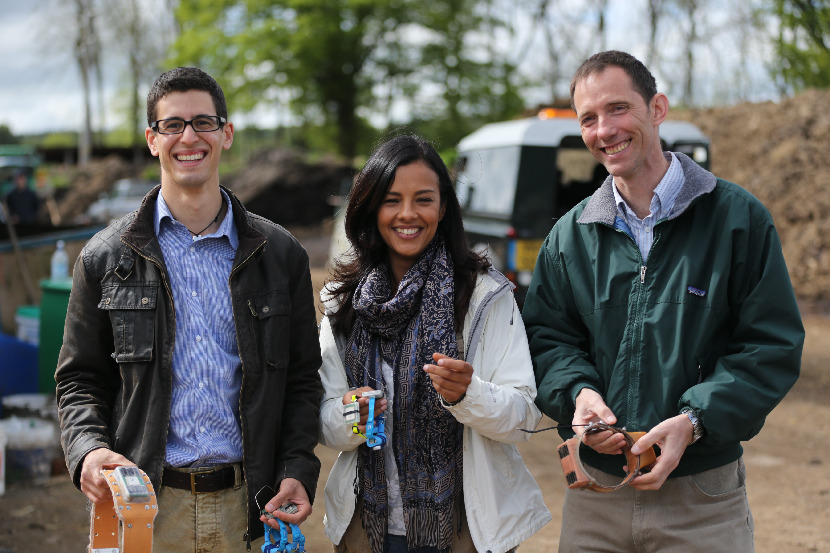 Richard Harvey, Liz Bonin and Alan Wilson