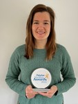Debbie Guest with her award