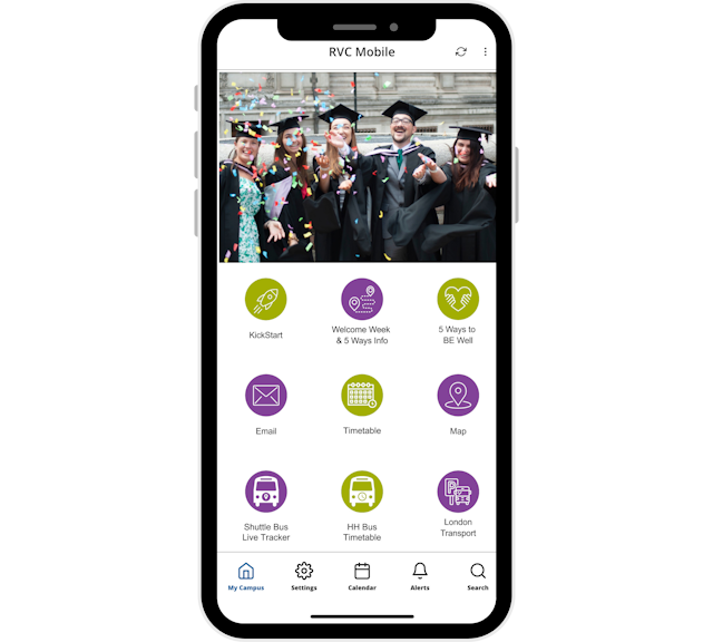 Screenshot of the RVC App